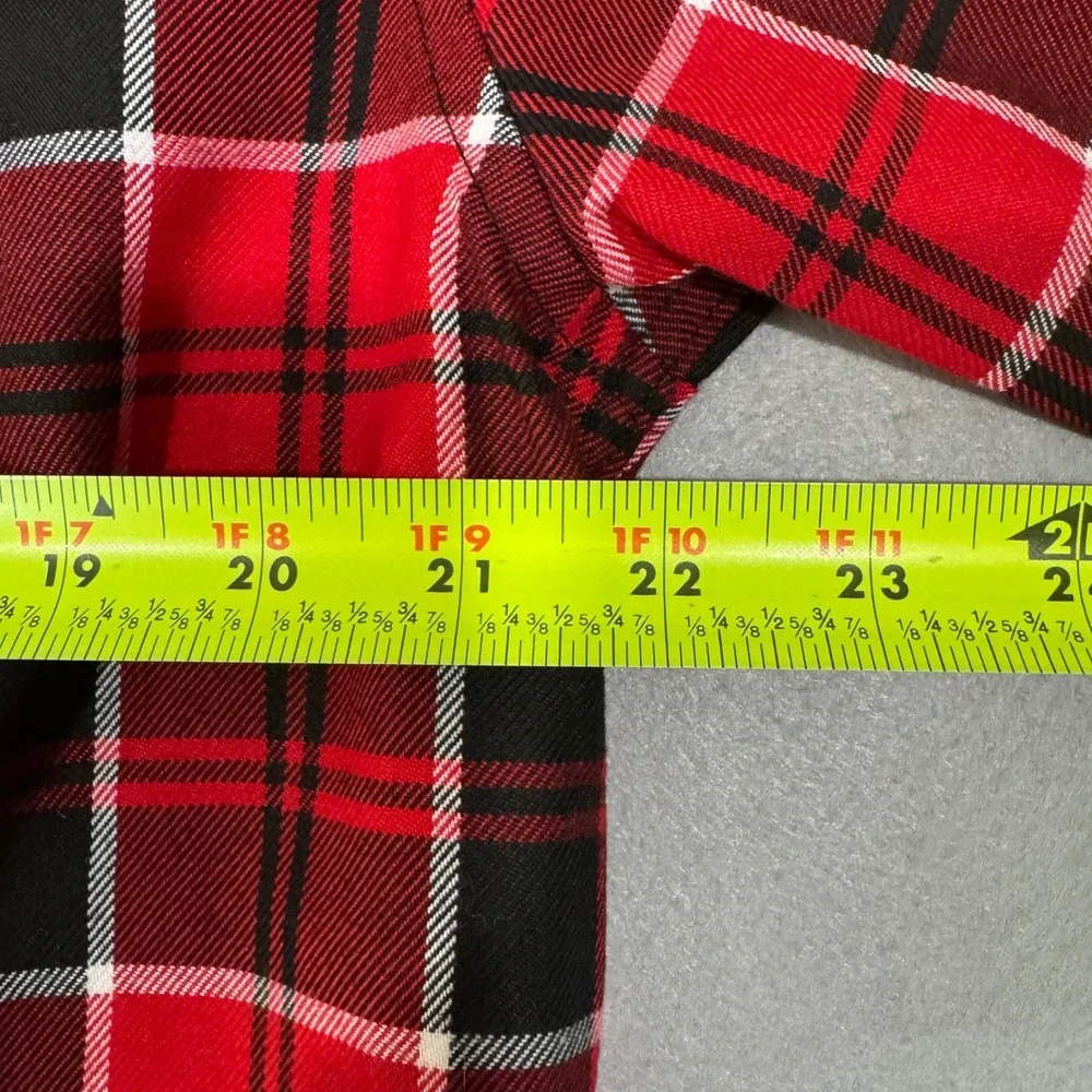 Dixxon Flannel Company The Hoser Shirt Mens LT Red Black Plaid Long Sleeve Tall